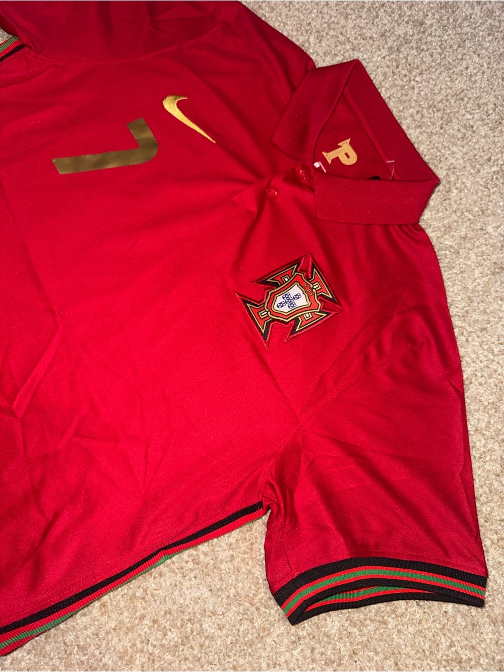 Nike Portugal 2020/2021 Cristiano Ronaldo #7 Men’s Home Soccer Jersey 🆕 - Picture 7 of 8